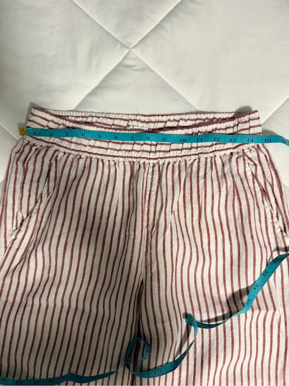 Sigrid Olsen pants .. size small 100% linen - Picture 5 of 6